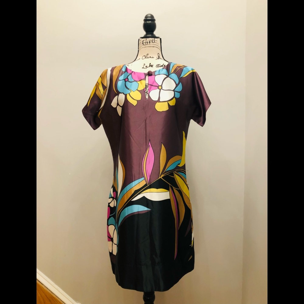 NWOT Gorgeous Citrine Multi-Coloured dress